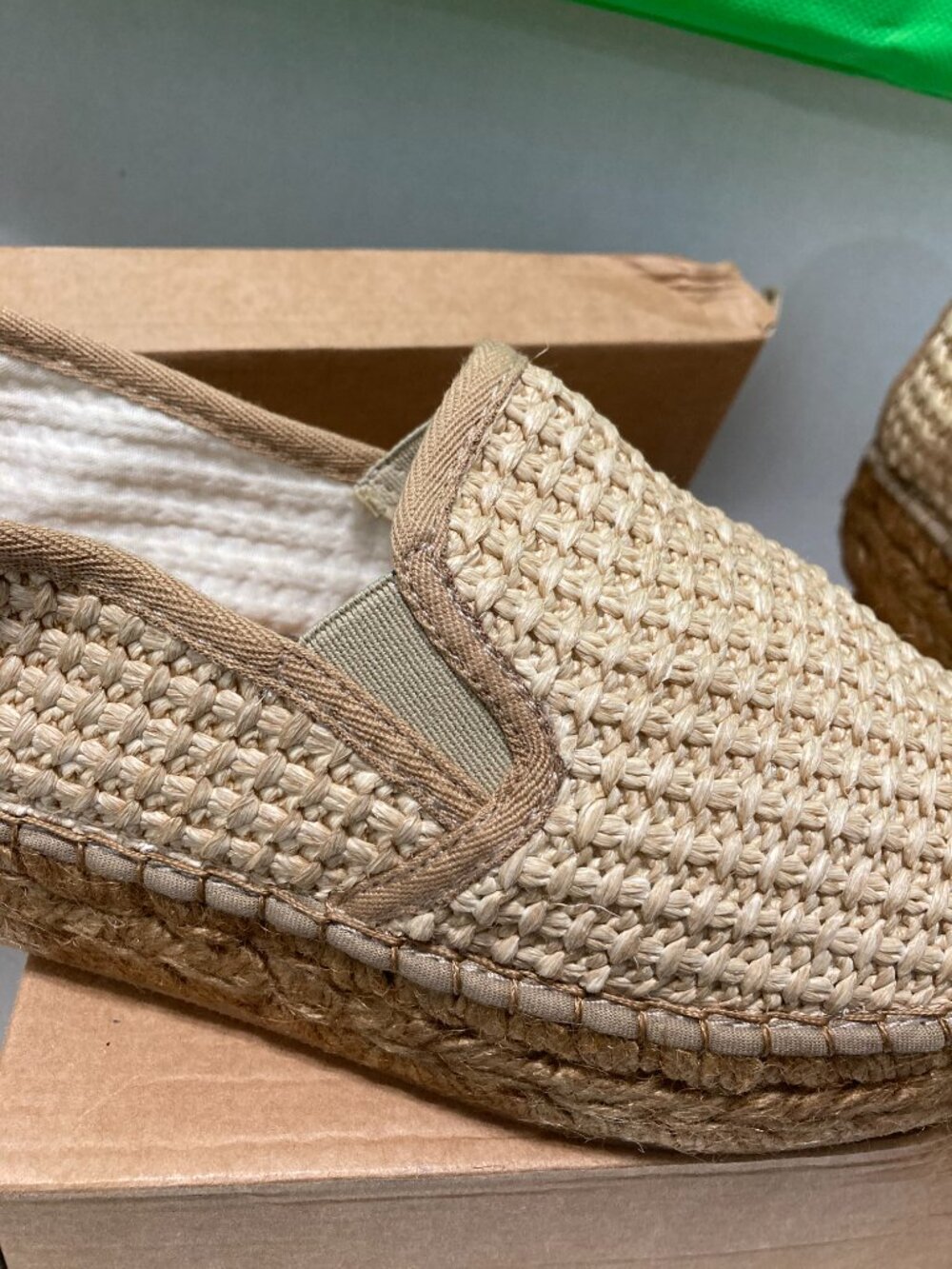 NWBox Michele Lopriore Milano Vanessa Spadrille Shoes Platform Raffia Luxury 38 - Picture 5 of 16